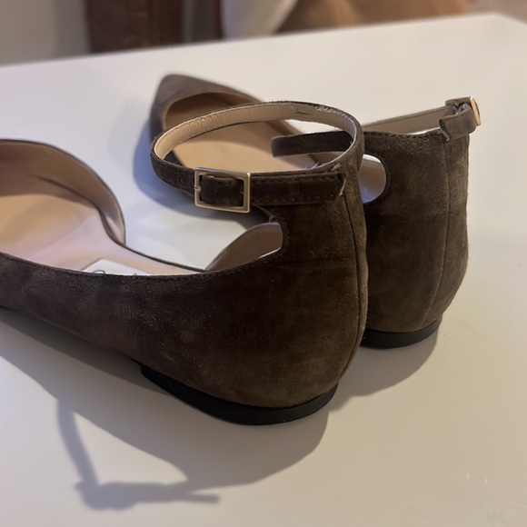 Brown Suede Jimmy Choo Ballet Flats - Picture 6 of 6